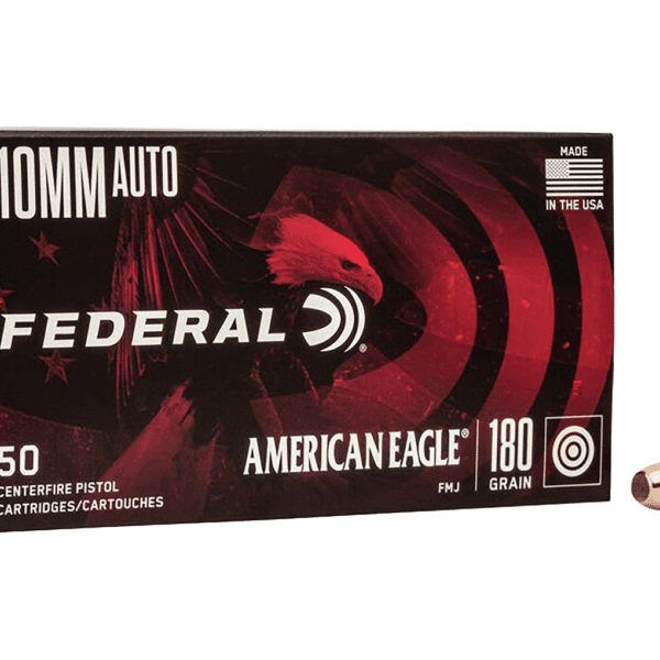 Federal American Eagle Ammunition 10mm Auto 180 Grain Full Metal Jacket