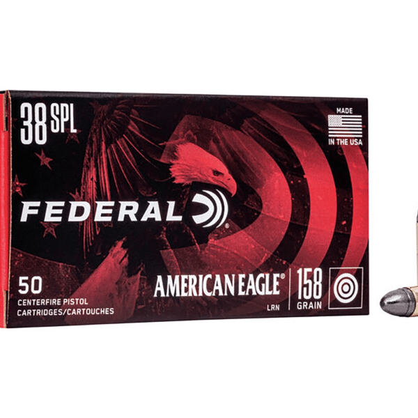 Federal American Eagle Ammunition 38 Special 158 Grain Lead Round Nose