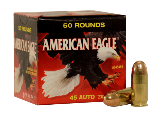 Federal American Eagle Ammunition 45 ACP 230 Grain Full Metal Jacket Bulk
