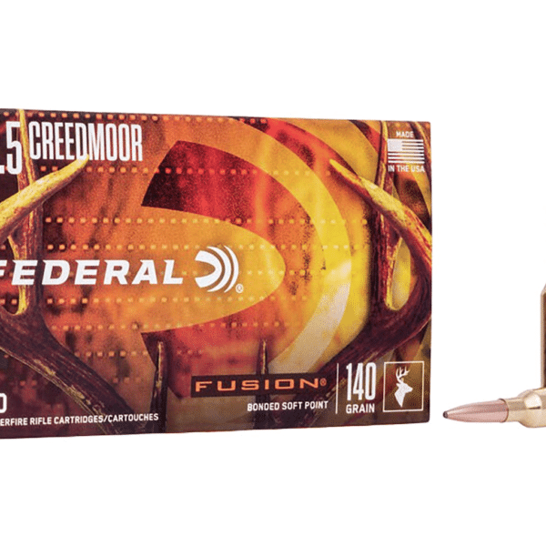 Federal Fusion Ammunition 6.5 Creedmoor 140 Grain Bonded Bonded Soft Point Box of 20