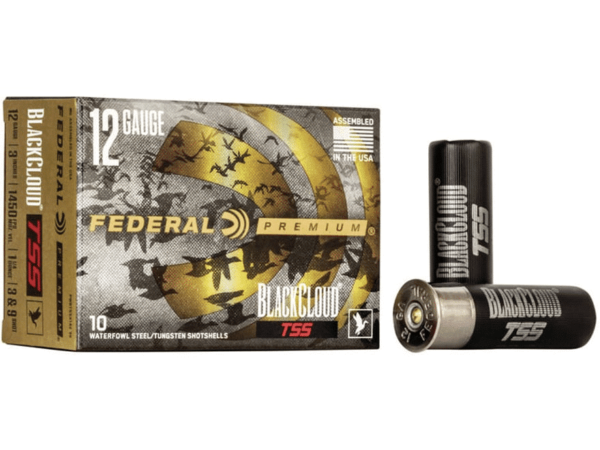 Federal Premium Black Cloud TSS Ammunition 12 Gauge 3" 1-1/4 oz Non-Toxic FlightStopper Steel and Tungsten Super Shot