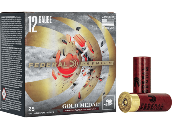 Federal Premium Gold Medal Paper FITASC 28 Gram Ammunition 12 Gauge 2-3/4" 1 oz