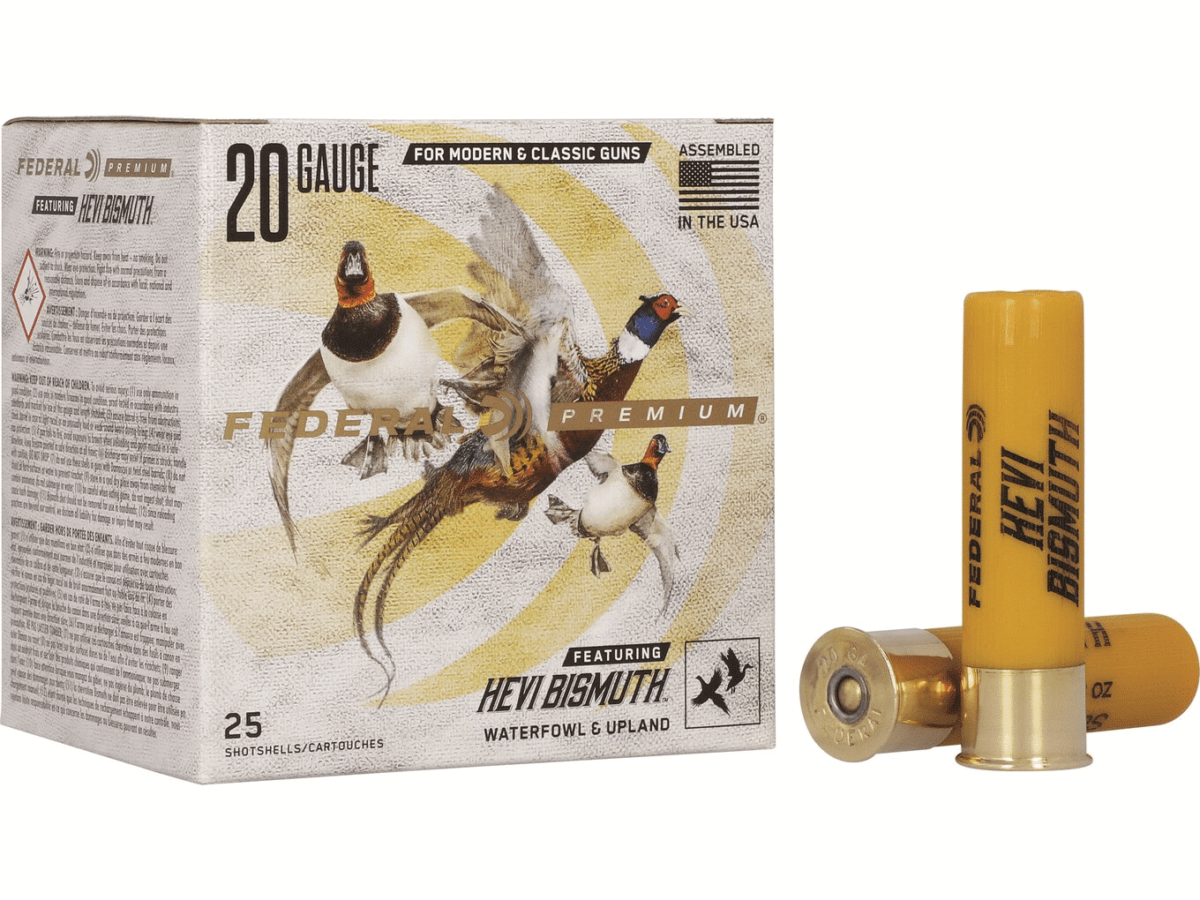 Federal Premium Hevi-Bismuth Ammunition 20 Gauge Non-Toxic Shot