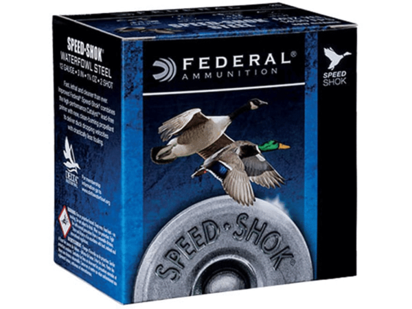 Federal Speed-Shok Ammunition 12 Gauge Non-Toxic Steel Shot