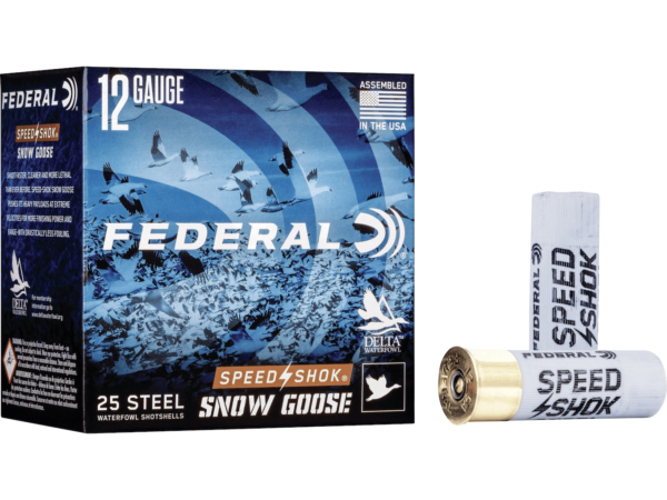 Federal Speed-Shok Snow Goose Ammunition 12 Gauge 3" 1-1/4 oz Non-Toxic Steel Shot