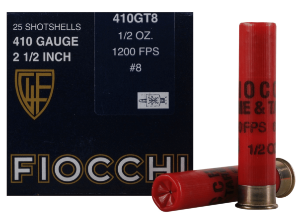 Fiocchi Game & Target Ammunition 410 Bore 2-1/2" 1/2 oz #8 Shot