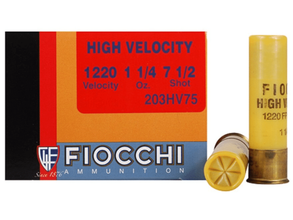 Fiocchi Shooting Dynamics High Velocity Ammunition 20 Gauge 3" 1-1/4 oz #7-1/2 Shot Box of 25