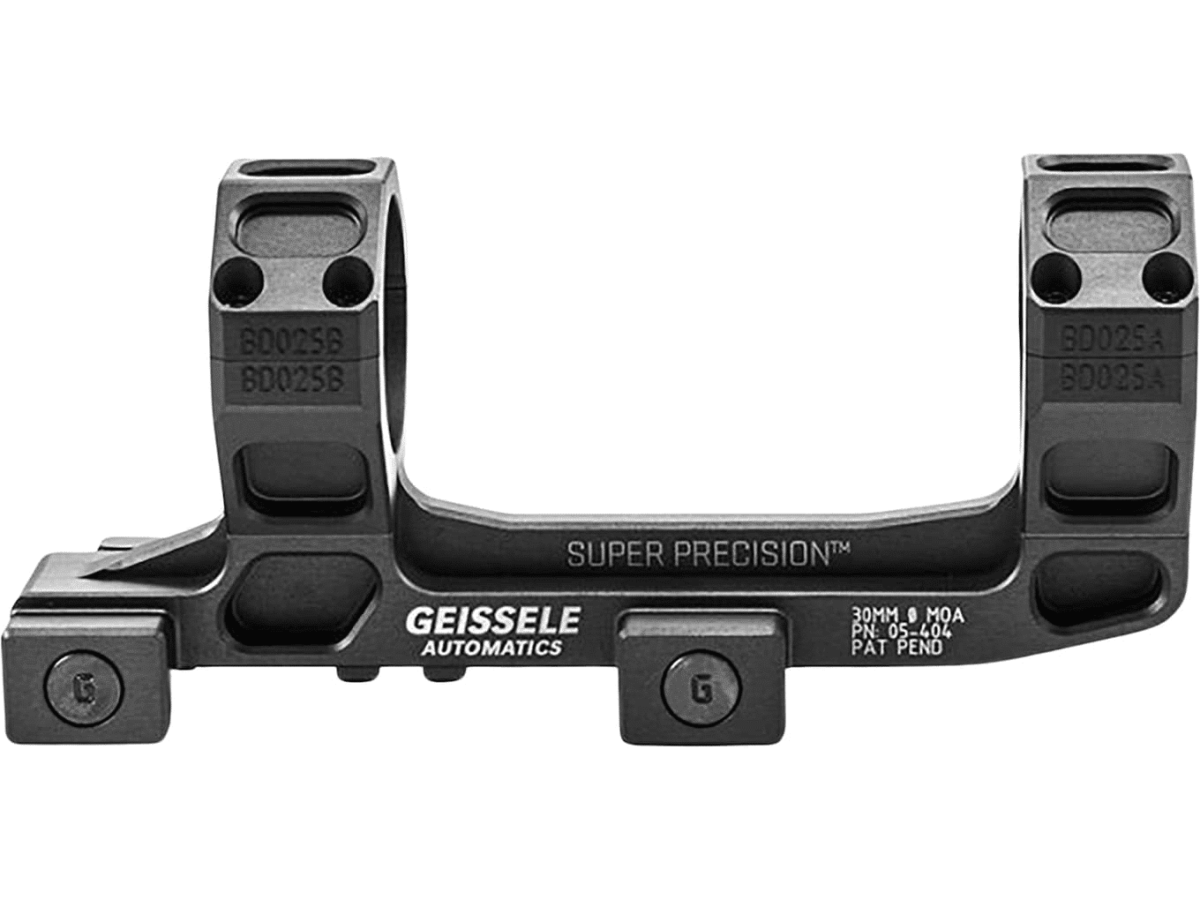 Geissele Super Precision Cantilever Scope Mount with Integral Rings 7075-T6 Aluminum