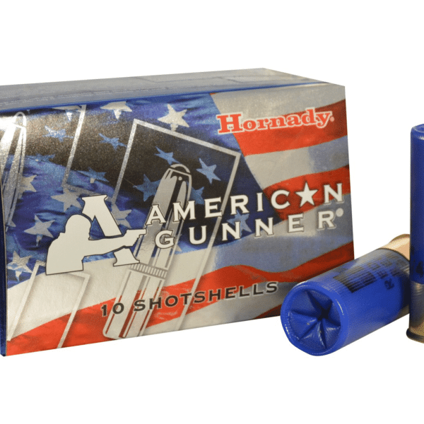 Hornady American Gunner Ammunition 12 Gauge 2-3/4" Reduced Recoil 00 Buckshot Box of 10