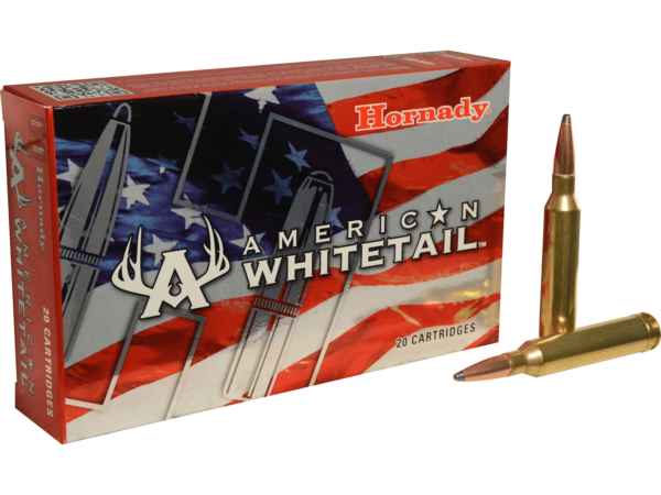 Hornady American Whitetail Ammunition 7mm Remington Magnum 154 Grain Interlock Spire Point Box of 20