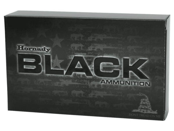 Hornady BLACK Ammunition 223 Remington 75 Grain Hollow Point Boat Tail Match Box of 20