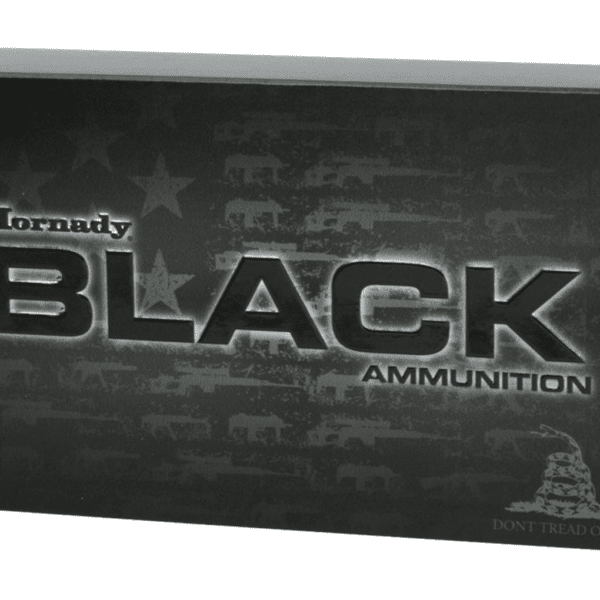 Hornady BLACK Ammunition 223 Remington 75 Grain Hollow Point Boat Tail Match Box of 20