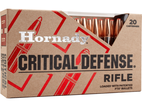 Hornady Critical Defense Ammunition 223 Remington 73 Grain FTX Box of 20