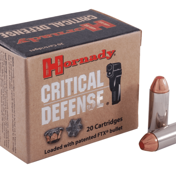 Hornady Critical Defense Ammunition 44 Special 165 Grain FTX Box of 20