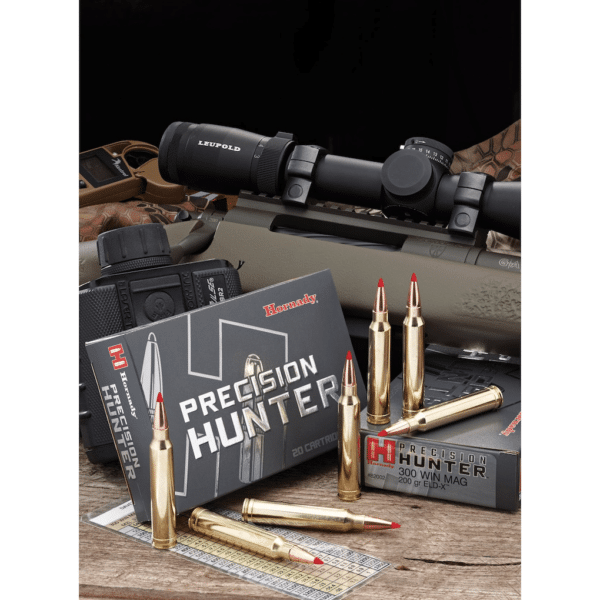 Hornady Precision Hunter Ammunition 300 Winchester Magnum 200 Grain ELD-X Box of 20