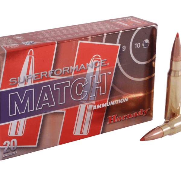 Hornady Superformance Match Ammunition 308 Winchester 168 Grain ELD Match Box of 20