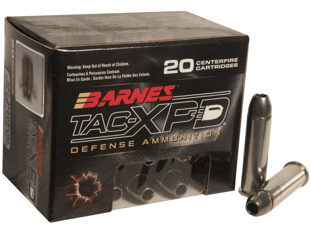 Order Barnes TAC-XPD Ammunition 357 Magnum 125 Grain TAC-XP Hollow Point Lead-Free Box of 20 Online