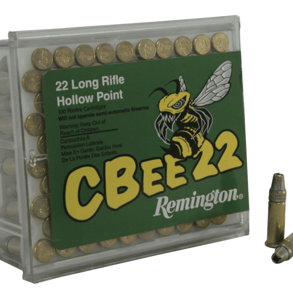 Remington CBee Ammunition 22 Long Rifle 33 Grain Hollow Point Subsonic Box of 100