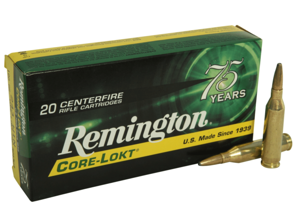 Remington Core-Lokt Ammunition 243 Winchester 100 Grain Core-Lokt Pointed Soft Point Box of 20