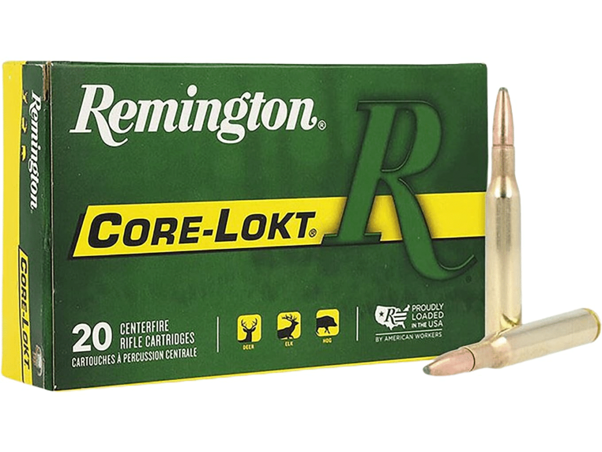 Remington Core-Lokt Ammunition 270 Winchester 130 Grain Core-Lokt Pointed Soft Point Box of 20