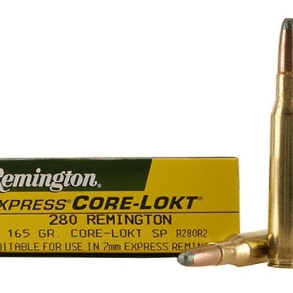 Remington Core-Lokt Ammunition 280 Remington 165 Grain Core-Lokt Soft Point Box of 20