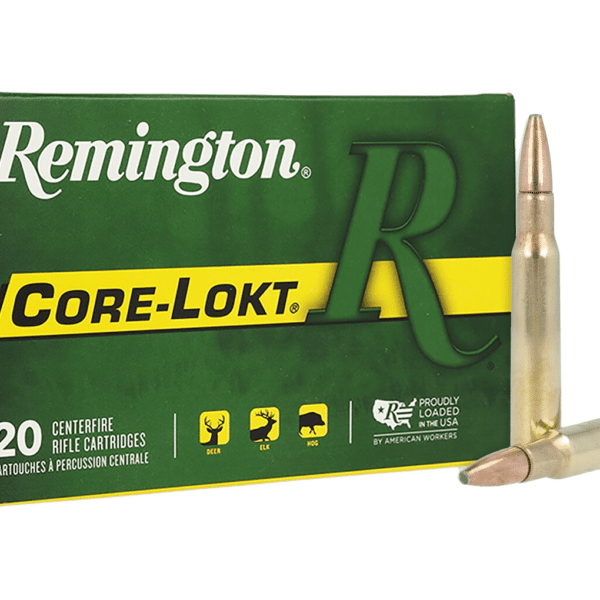 Remington Core-Lokt Ammunition 30-06 Springfield 180 Grain Core-Lokt Soft Point Box of 20