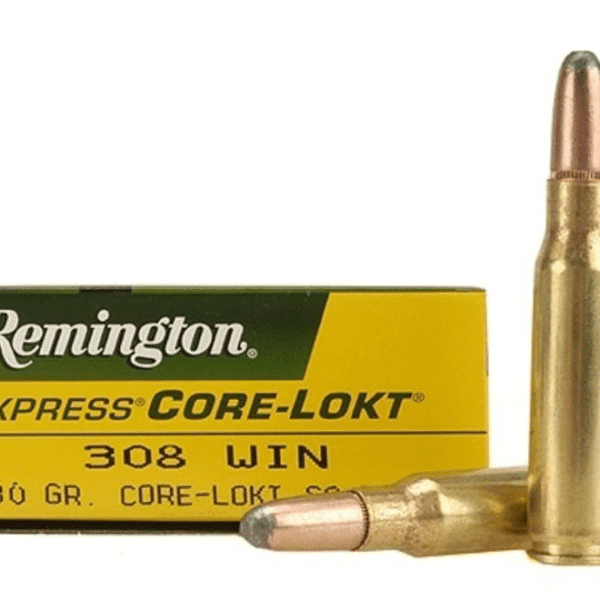 Remington Core-Lokt Ammunition 308 Winchester 180 Grain Core-Lokt Soft Point Box of 20