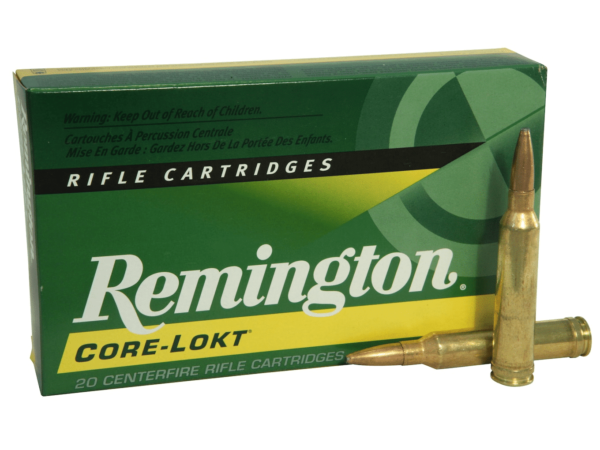 Remington Core-Lokt Ammunition 7mm Remington Magnum 140 Grain Core-Lokt Pointed Soft Point Box of 20