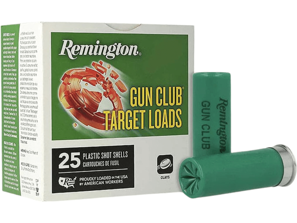 Remington Gun Club Target GC12L7 Ammunition 12 Gauge 2-3/4" 1-1/8 oz #7-1/2 Shot