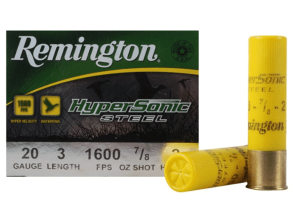 Remington HyperSonic Ammunition 20 Gauge 3" 7/8 oz #2 Non-Toxic Shot