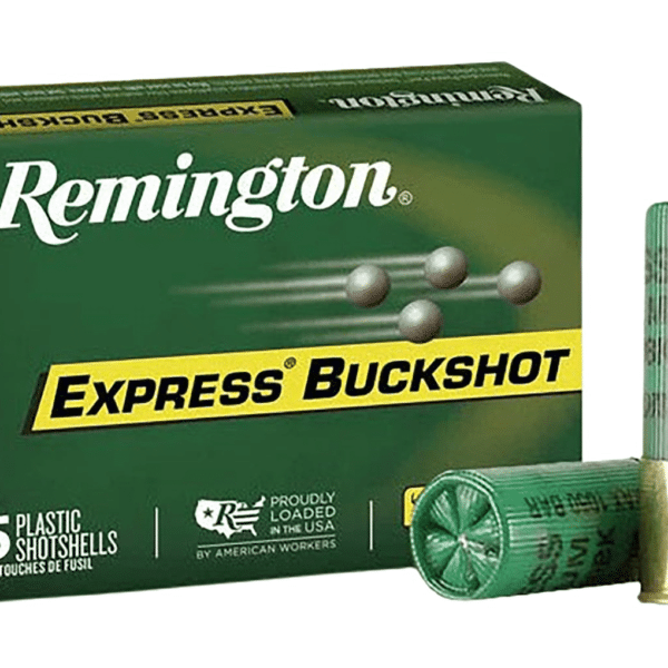Remington Managed-Recoil Express Ammunition 12 Gauge 2-3/4" 00 Buckshot 8 Pellets