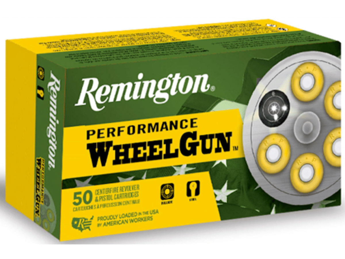 Remington Performance WheelGun Ammunition 45 Colt (Long Colt) 250 Grain Lead Round Nose