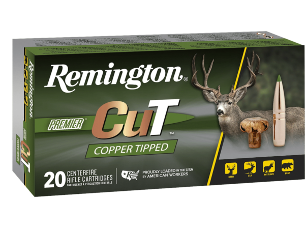 Remington Premier CuT Ammunition 30-06 Springfield 165 Grain Polymer Tip Lead Free Box of 20