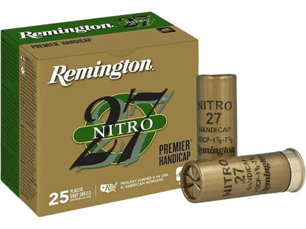 Remington Premier Nitro 27 Gold Handicap Ammunition 12 Gauge 2-3/4" 1-1/8 oz
