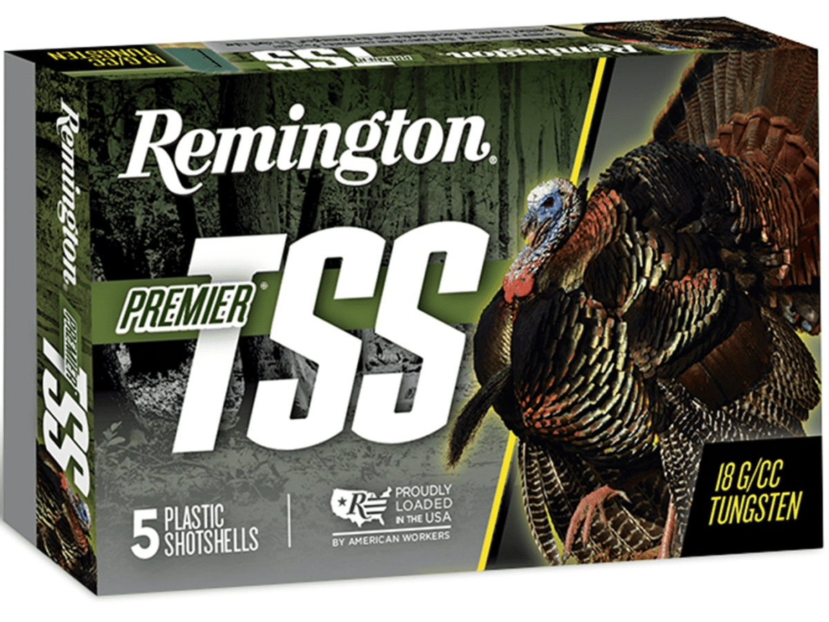 Remington Premier TSS Turkey Ammunition 12 Gauge 3" 1-3/4 oz Non-Toxic Tungsten Super Shot Box of 5