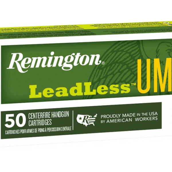 Remington UMC Leadless Ammunition 9mm Luger 100 Grain Full Metal Jacket Lead Free