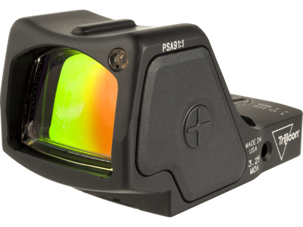 Trijicon RMR HD Reflex Red Dot Sight Adjustable Selectable 55 MOA Ring and Red Dot Reticle Matte Black