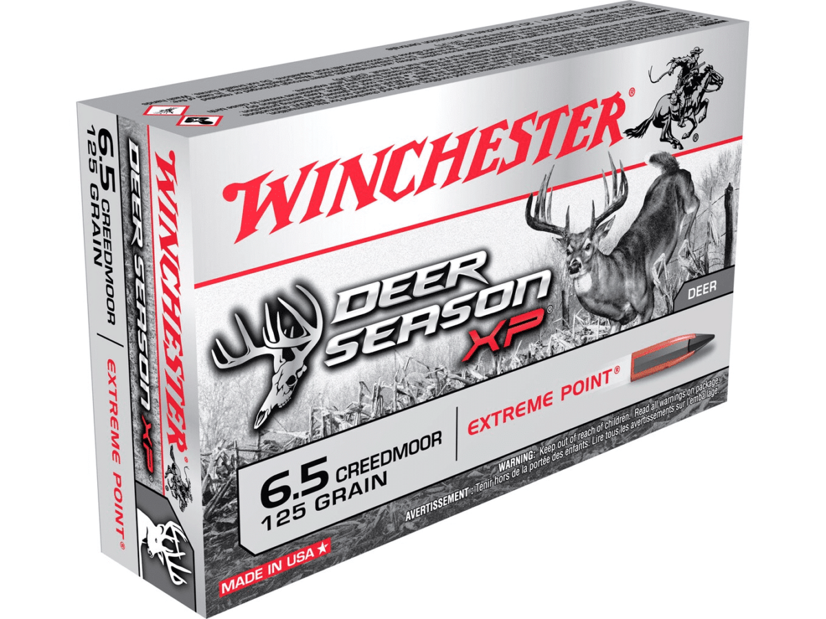 Winchester Deer Season XP Ammunition 6.5 Creedmoor 125 Grain Extreme Point Polymer Tip Box of 20