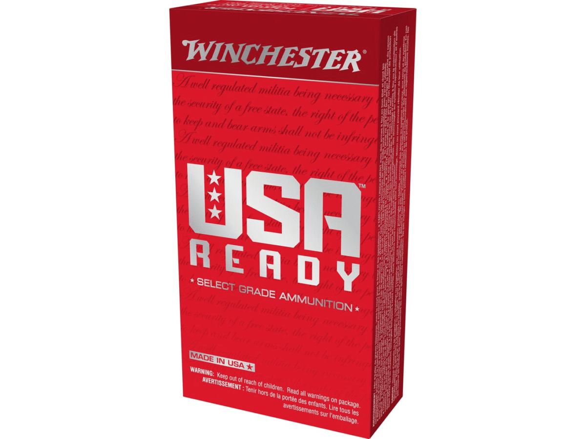 Winchester USA Ready Ammunition 10mm Auto 180 Grain Full Metal Jacket