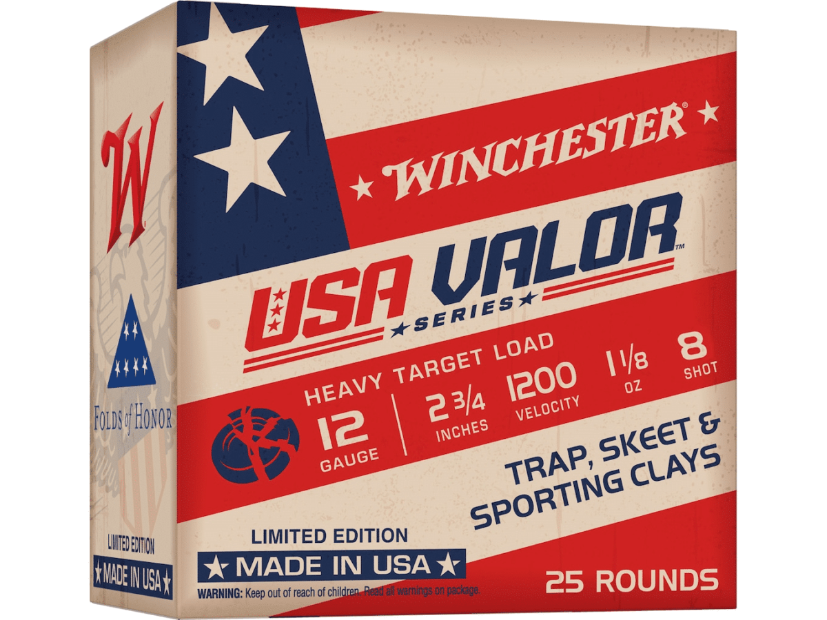 Winchester USA Valor Target Ammunition 12 Gauge 2-3/4" 1-1/8 oz