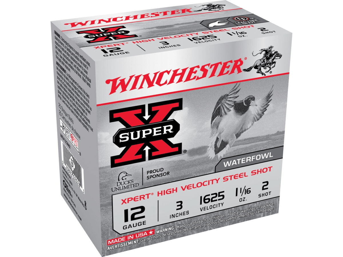 Winchester Xpert High Velocity Ammunition 12 Gauge 3" 1-1/16 oz #2 Non-Toxic Steel Shot