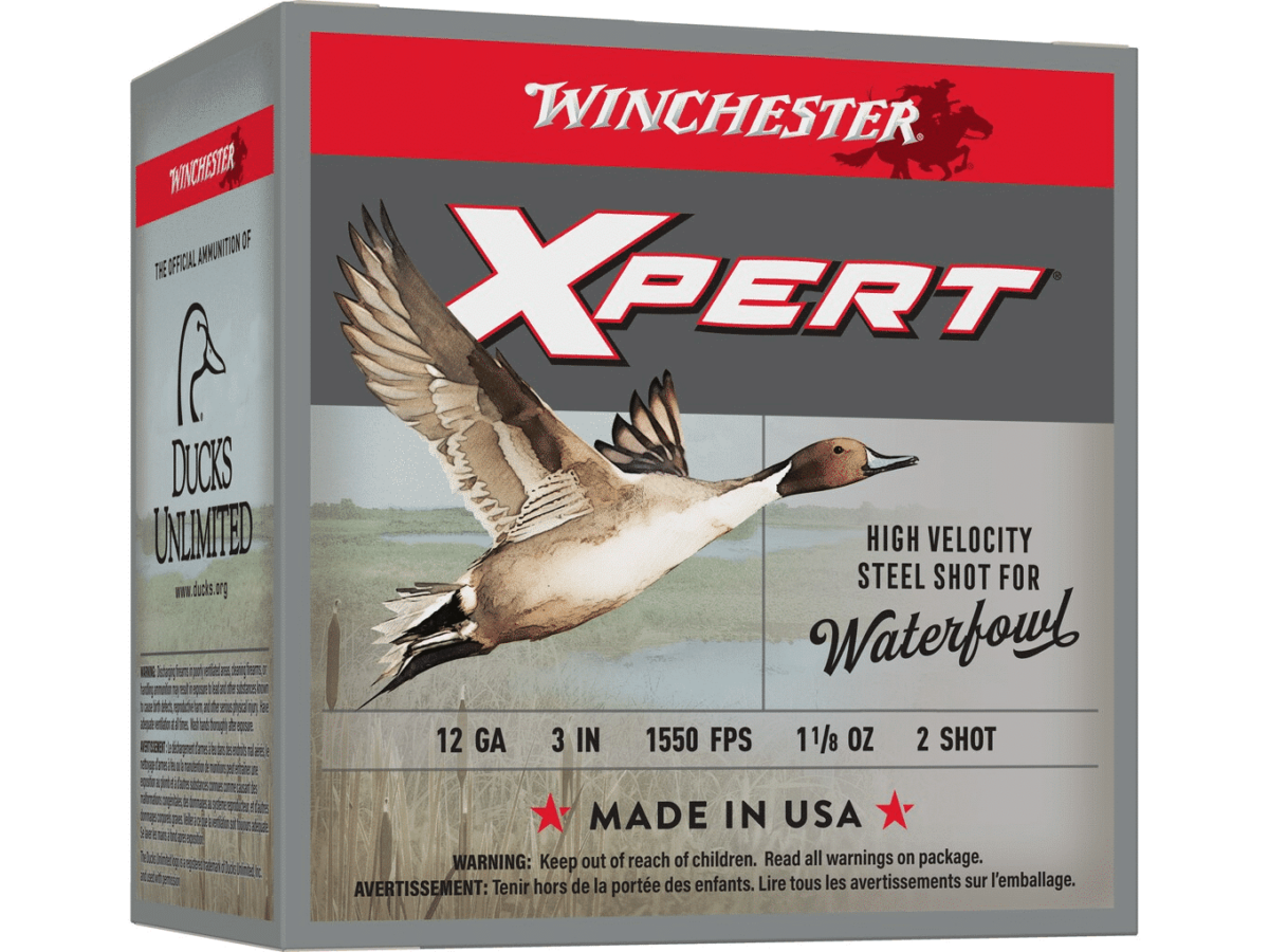 Winchester Xpert High Velocity Ammunition 12 Gauge 3" 1-1/8 oz #2 Non-Toxic Steel Shot